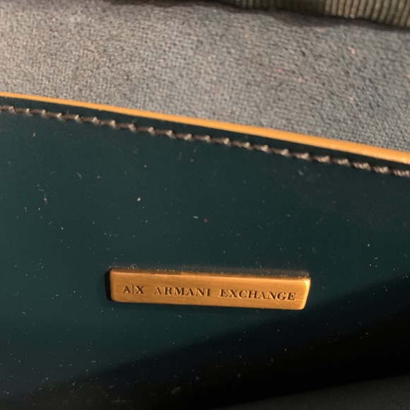Vintage Armani Exchange AX, leather shoulder bag - Picture 7 of 8
